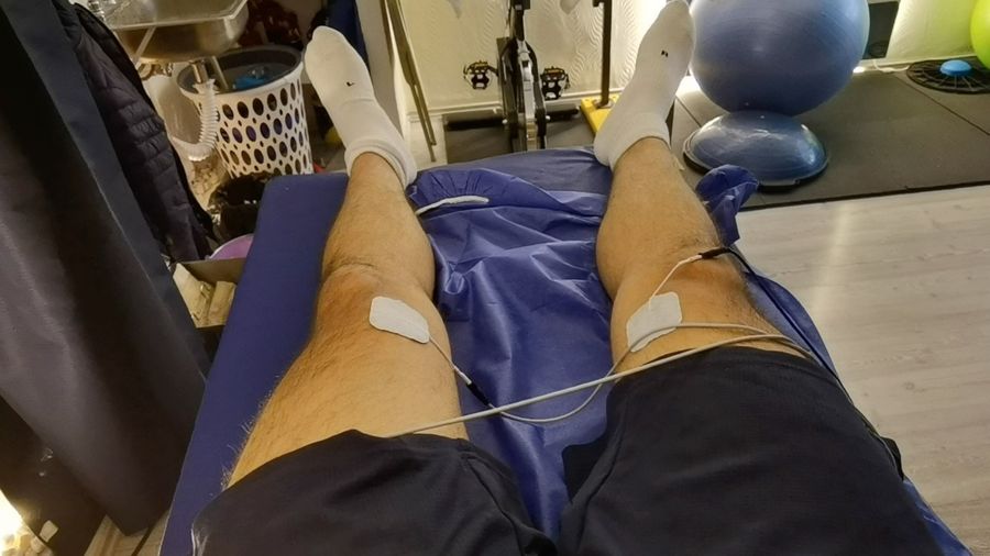 Fran en fisioterapia